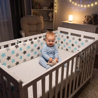 Tour de lit bébé joue