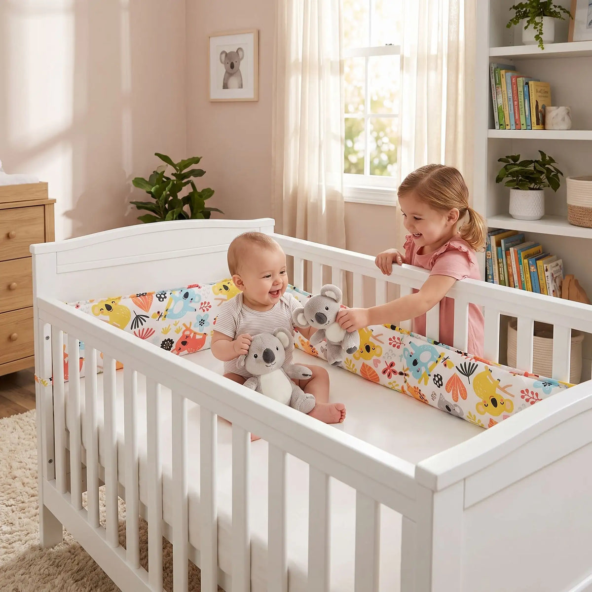 Tour de lit bébé joue
