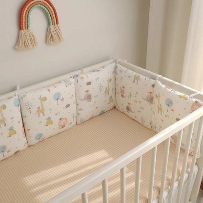 Tour de lit bébé jungle