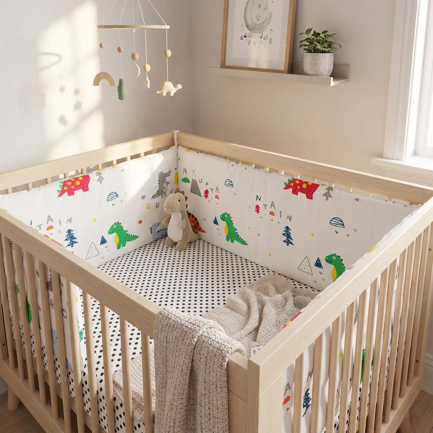 Tour de lit bébé protège et décort