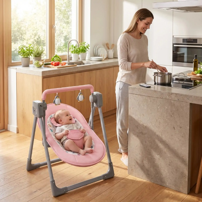 Transat bébé à la cuisine