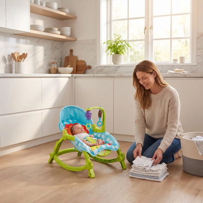 Transat bébé à la cuisine