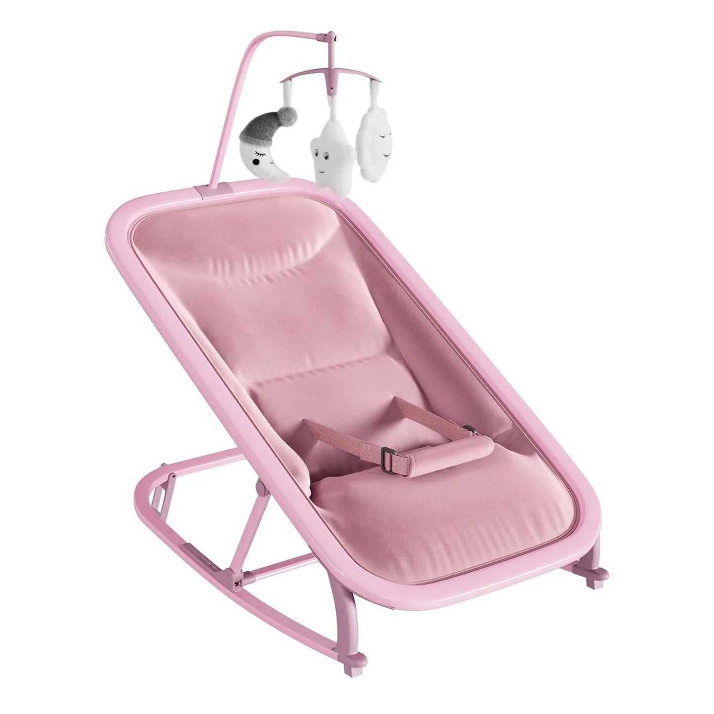Transat bébé ajustable rose