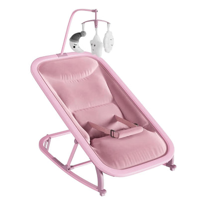 Transat bébé ajustable rose