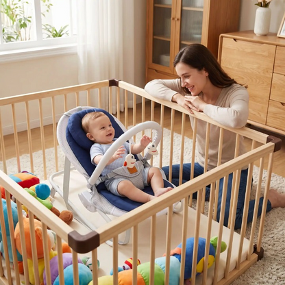 Transat bébé bleu