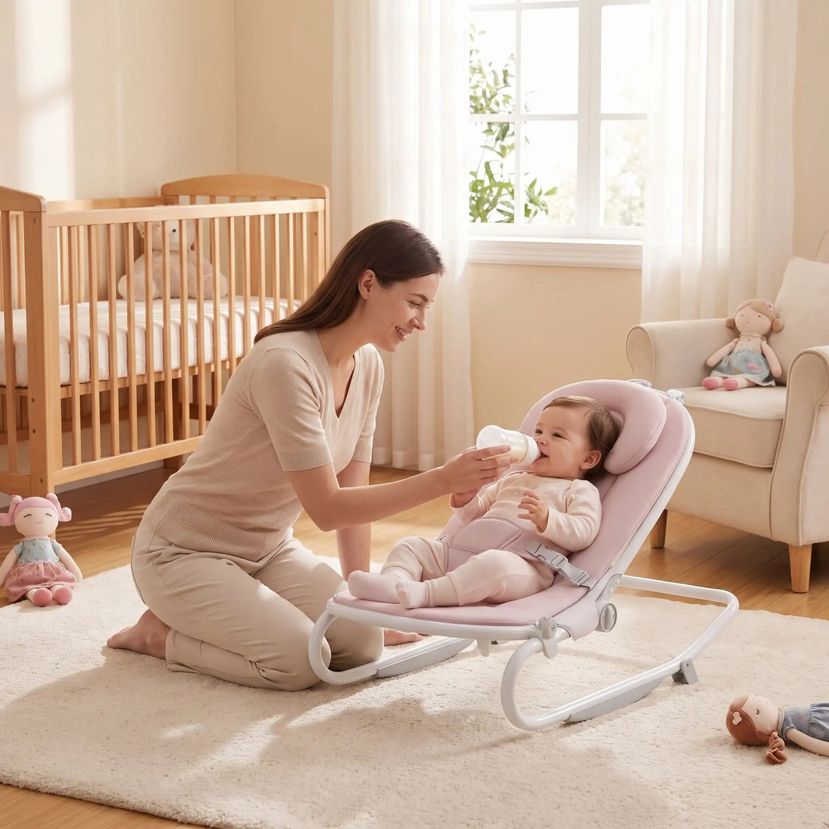 Transat bébé dans sa chambre