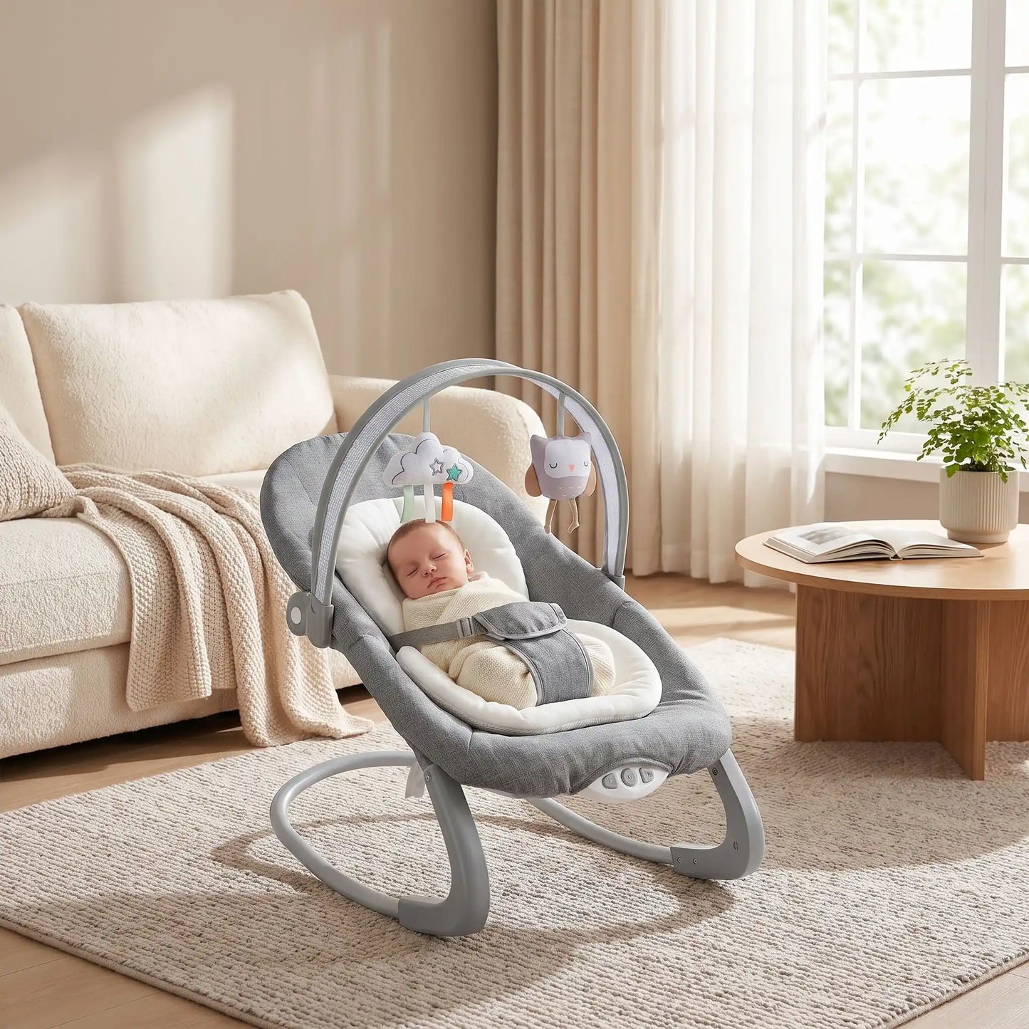Transat bébé dort