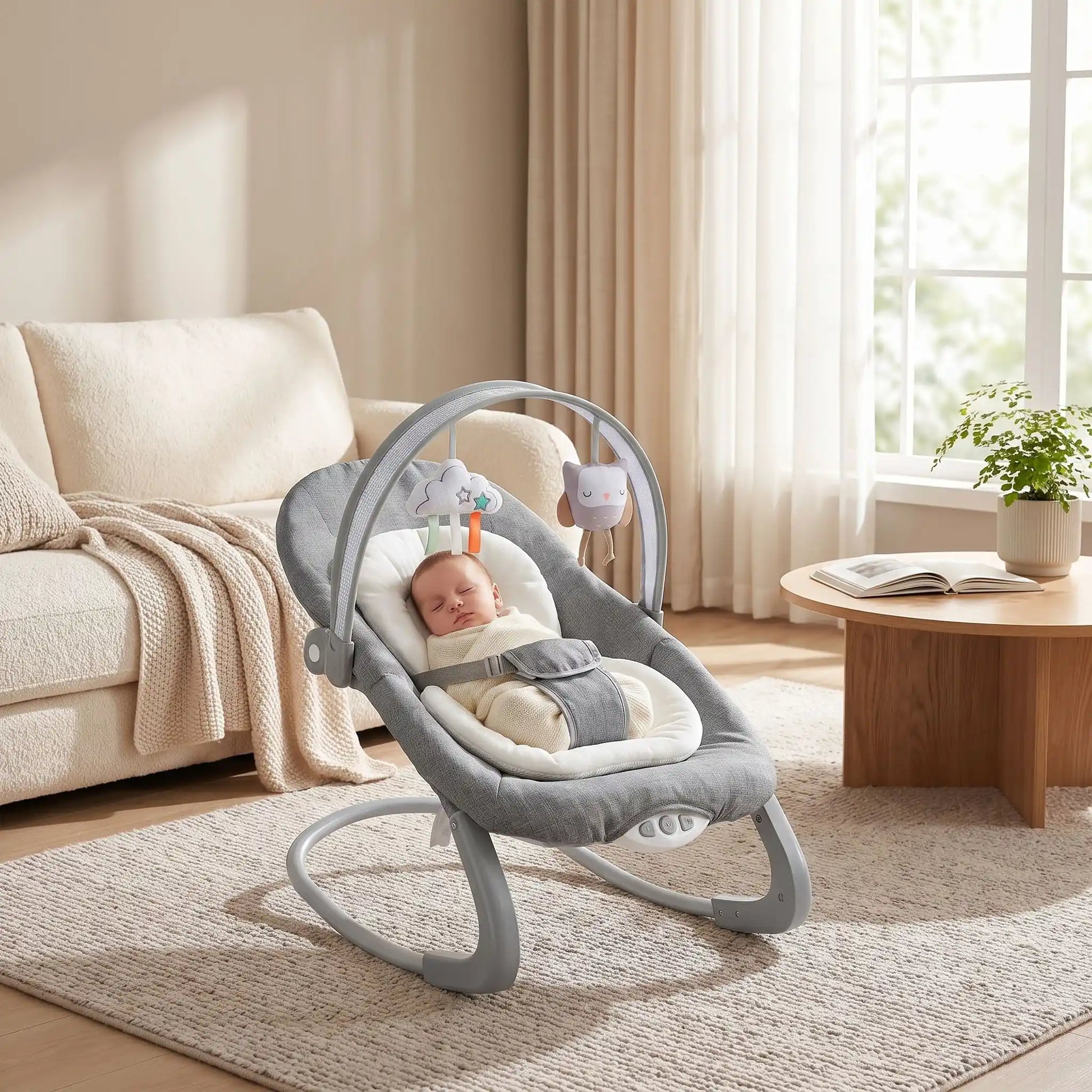 Transat bébé dort