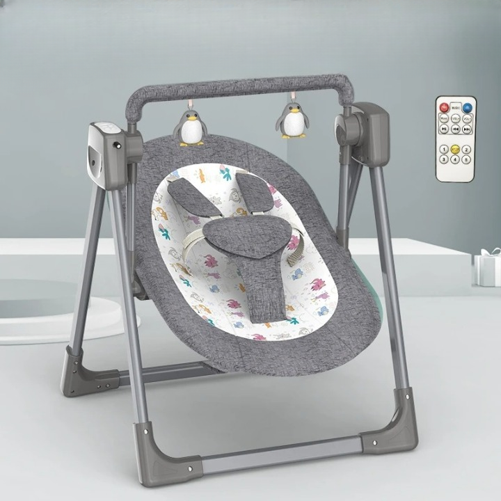 Transat bébé gris