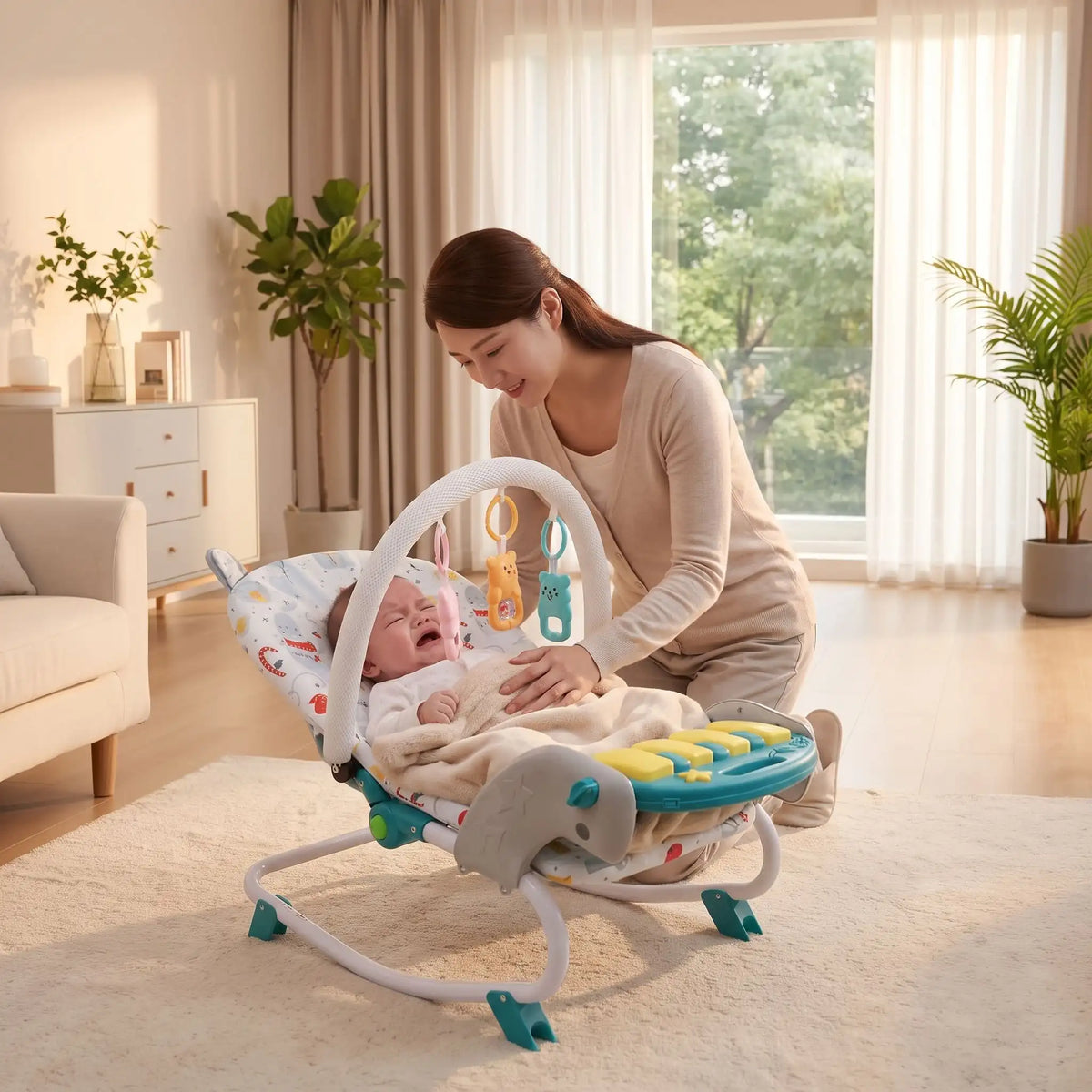 Transat bébé pleure