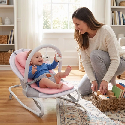 Transat bébé rose