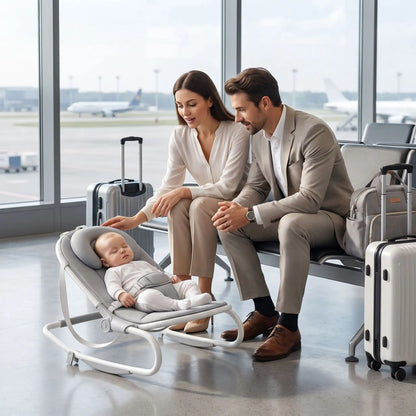 Transat bébé dort au terrain