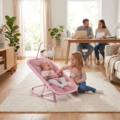 Transat rose bébé joue