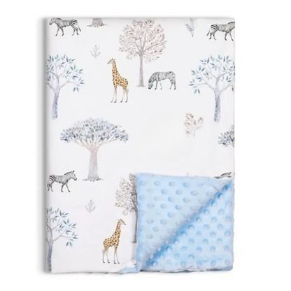 Couverture-bébé-Cotton-polaire-Jungle-douce-chaude-agréable
