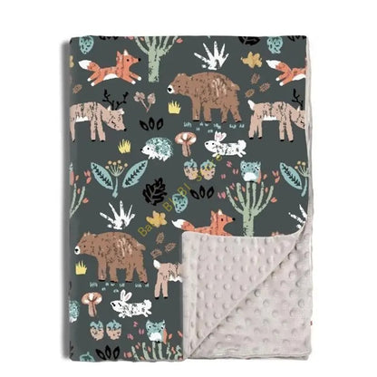 Couverture-bébé-Cotton-polaire-Savane-douce-chaude-agréable