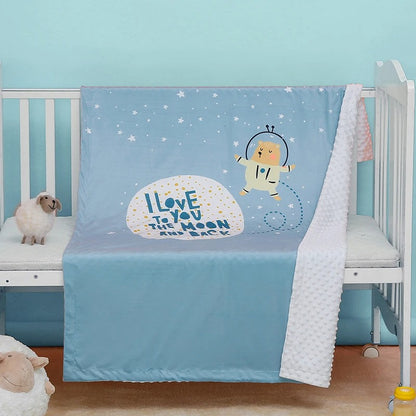 Couverture bébé coton polaire ours douce chaude confortable