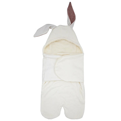 nid-d-ange-Lapin-blanc-pieds-doux-chaud